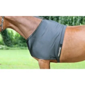 Shoulder guard for horses to provide relief and protection during training and recovery.