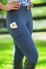 Equestrian riding pants with Fits Tech Treads for optimal grip.