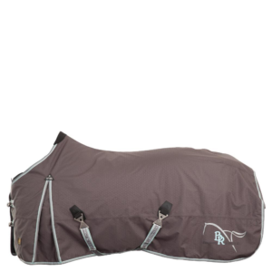 Durable 1200D rain rug for horses by The Horse Habit. Keeps your horse dry and comfortable in wet we.