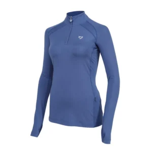 Women's long sleeve baselayer top by Shires Aubrion Tipton, ideal for riding and outdoor activities.