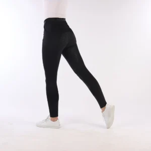 Silicone seat riding treggings for women, designed for comfort and grip during equestrian activities.