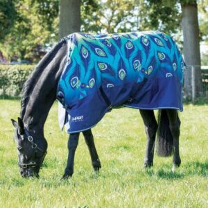 Shires Tempest Lite Turnout-Lime Peacock