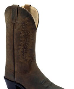 Vintage Western Ladies R Toe Rustic Boot for riding and style.