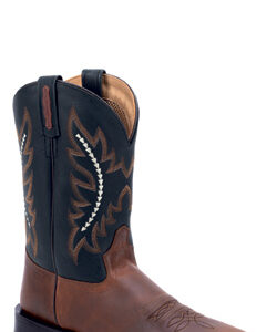 Classic men's cowboy boot with Western design, perfect for riding and casual wear.
