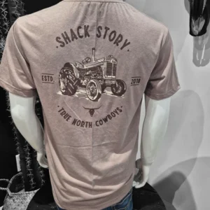 Shack Story Tractor T-Shirt Brown