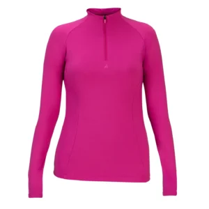 Aubrion React Long Sleeve Fuchsia Base Layer Top #11006