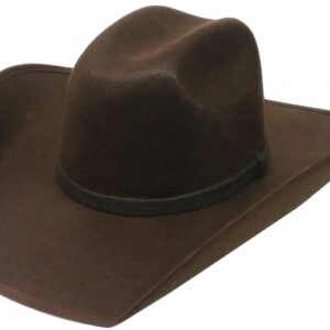 Modestone ''Faux Felt'' Cowboy Hat Brown