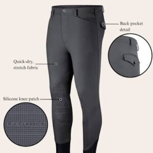 RJ Classic Men's Mason Charcoal Breeches