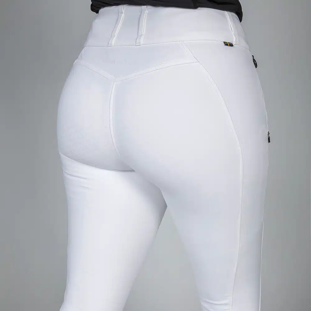 Back on Track Katie Breeches - White