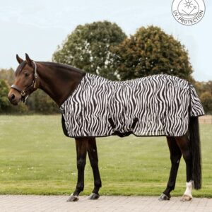 WALDHAUSEN - Zebra fly rug with cross surcingles