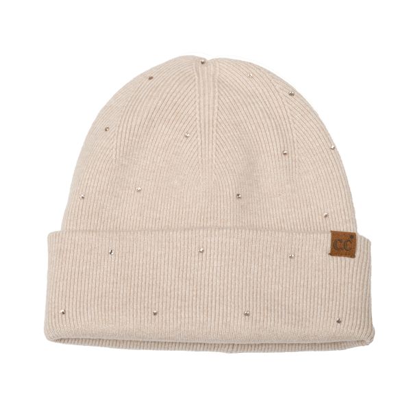 CC #0180 Rhinestone Cuff Beanie