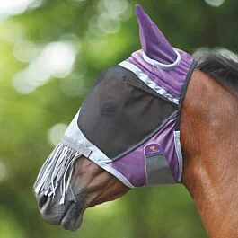 Shires Deluxe Fly Mask w Fringe